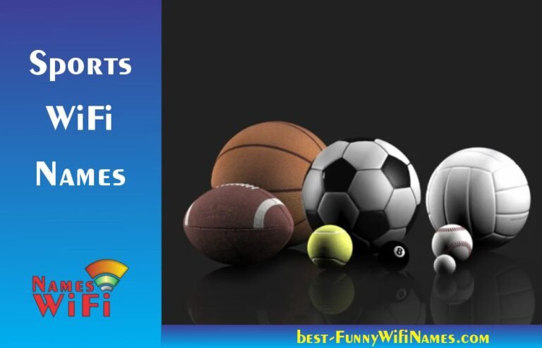 550+ Sports Wifi Names: Unique, Cool, Short, Awesome – 2023