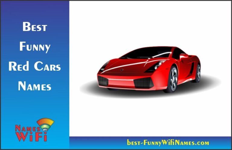 Best Funny Red Car Names (Cute, and Creative Ideas of 2023)